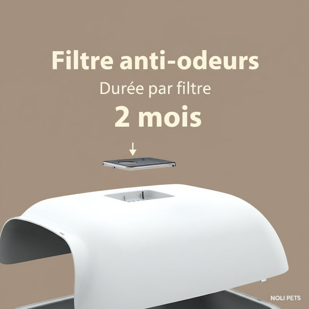 Filtre anti-odeurs - version premium brune