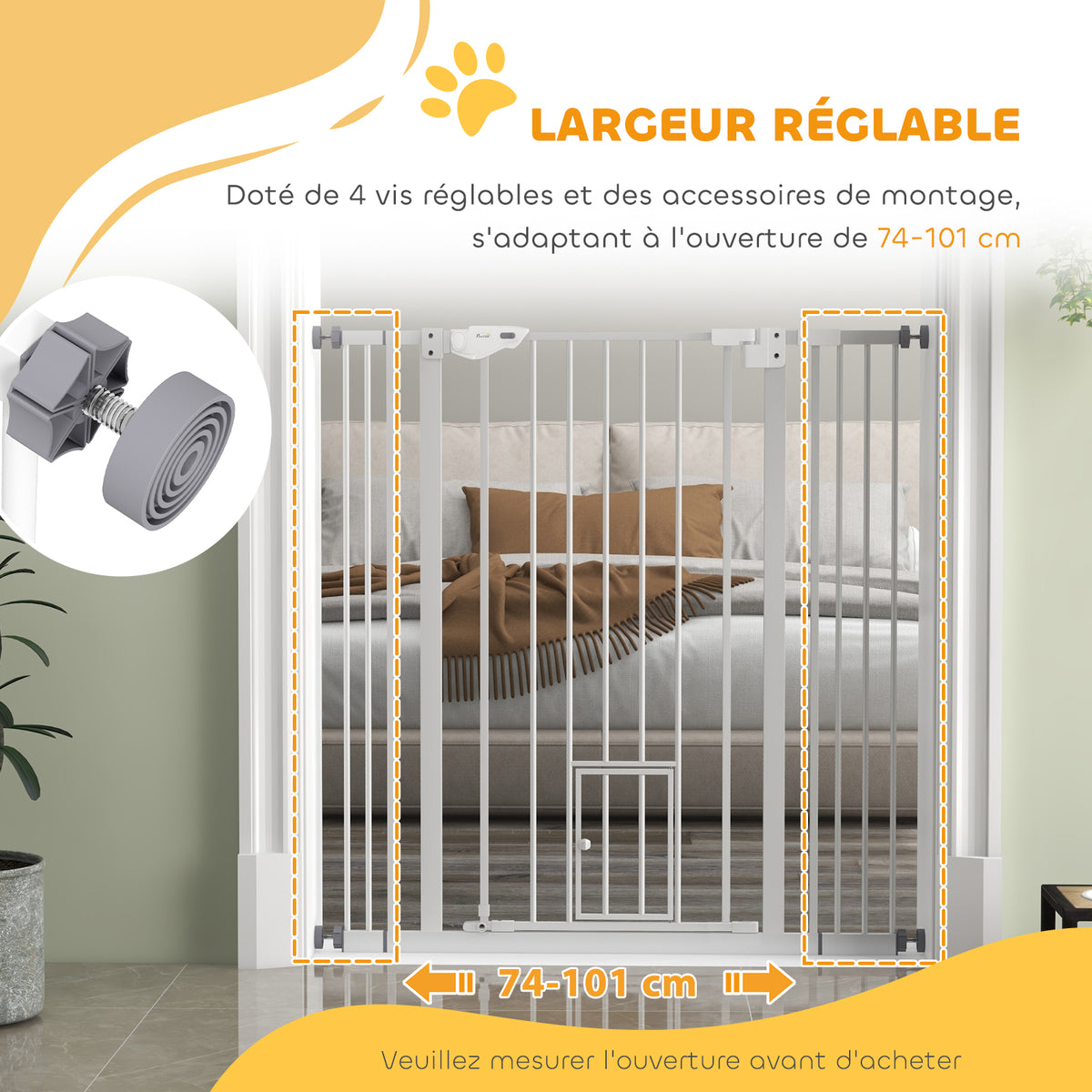 NOLI Clic-Clac  — Barrière de Sécurité avec Porte Automatique